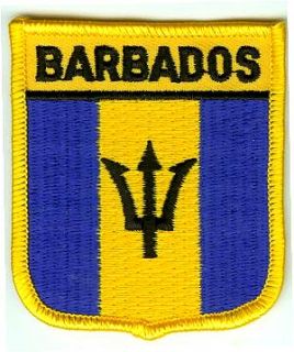 Wappen Aufnäher BARBADOS Patch   Fahne Flagge