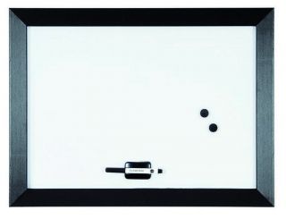 Bi Office Whiteboard Kamashi mit Holzrahmen schwarz, 90 x 60 cm