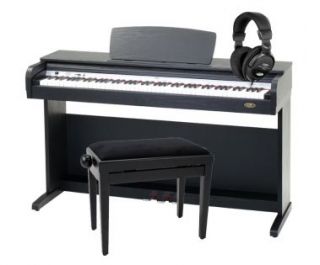 Classic Cantabile Digitalpiano DP 40 E Piano SET Bank Kopfhörer