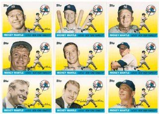 2008 Topps Mickey Mantle Story Series Complete Mint Four