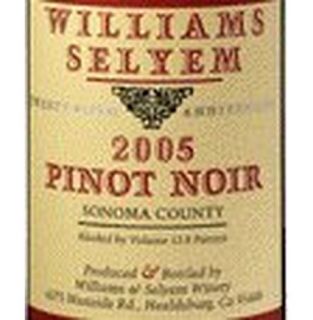 2007 Williams Selyem   Pinot Noir Sonoma County Grocery