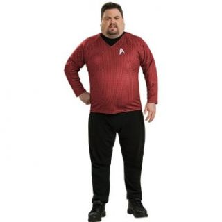 Star Trek Movie 2009 Red Shirt Deluxe Adult Plus Costume