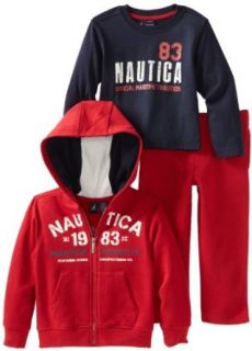 Nautica Sportswear Kids Boys 2 7 3 Piece Set With Hoody