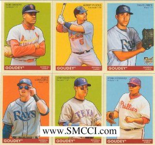 2009 Upper Deck Goudey Baseball Series Complete Mint Hand