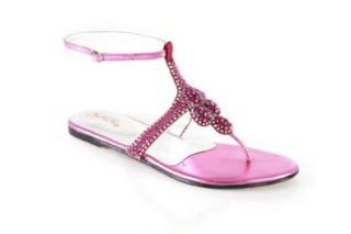 Buckled Flat Summer Evening, Party, Prom Sandal   Ab 3190f Shoes