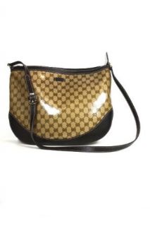 Gucci Handbags Crystal (Coating) Beige and Brown leather