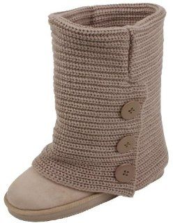 Knit Sweater Crochet Boots 2 Colors Available (10, Sand Knit) Shoes