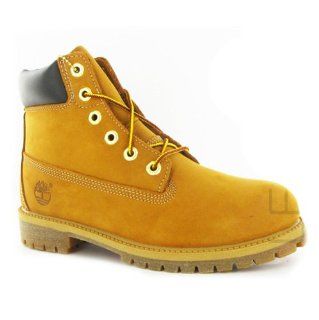  Timberland 6 Premium Wheat Nubuck Juniors Boots Size 6.5 Shoes