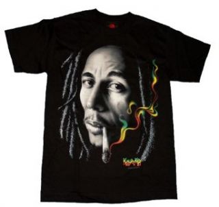 Bob Marley Rasta Smoke T Shirt Tee Clothing