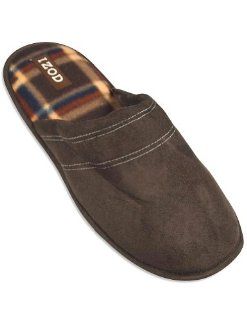 Izod Dark Brown Slip on Slippers for Men Shoes
