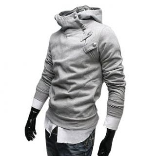 Allegra K Stylish Korea Mens Top Designed Hoodie Jacket