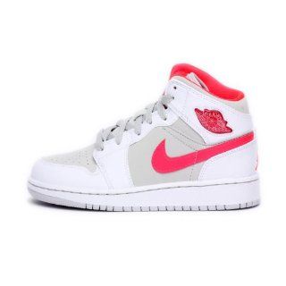 Jordan Kids Girls 1 Phat (Gs) White Red 454659 119