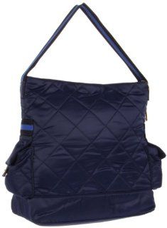  Tommy Hilfiger City Sporty T Quilted Hobo,Navy,One Size Shoes