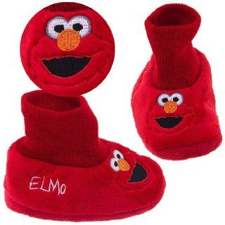 Elmo Sock Top Slippers for Toddlers XL 9 10 Shoes