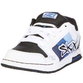 Endorse Stream Sneaker,White/Black/Blue,10.5 M US Little Kid Shoes