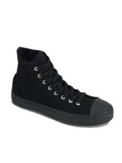 Black Chuck Taylor Style High Top Mens Sneakers   10 Clothing
