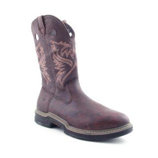 Bandit Cowboy Mens Size 7 Brown Boots Work Leather Work Boots Shoes