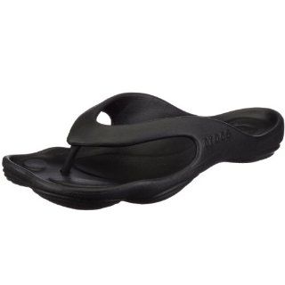 Crocs Womens ABF Single Flip Flop,Black,4 M US Shoes