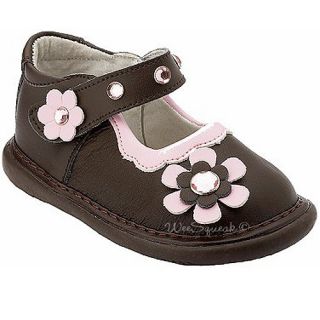 Baby Toddler Girl Brown Crystal Maryjane Shoes 3 12 Wee Squeak Shoes