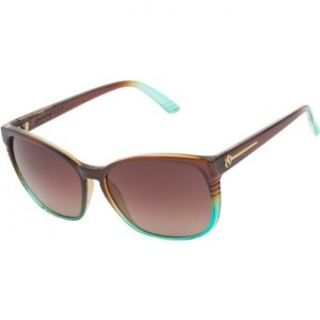 Electric Rosette Sunglasses   Womens Brown Mint Fade