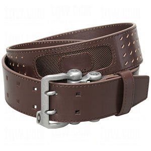 Oakley Mens Perforated Leather Belts Clothing