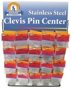 S&J Products 980011 SS CLEVIS PINS (5 EACH OF 20 STAINLESS