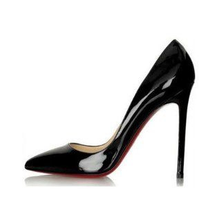studio inspired stilettos with red soles, Black, Size 9 US Shoes