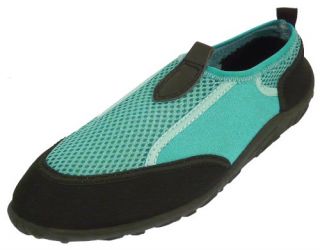 Beach Basics Womens Water Shoe   Aqua Sock MINT 6 Shoes