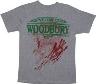 Welcome To Woodbury   Walking Dead Sheer T shirt Clothing