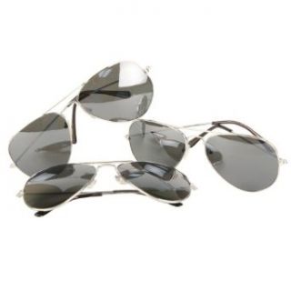 UB Classic Aviator Sunglasses 3 Packs Reflective Lenses