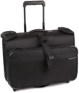 Briggs & Riley Carry On Wheeled Garment Bag,Black,14x21x8