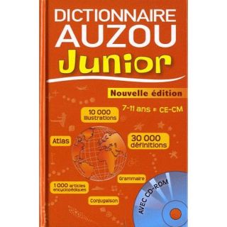 Dictionnaire Auzou junior 2011 2012   Achat / Vente livre Collectif