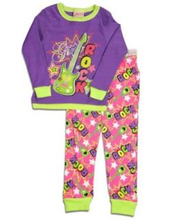 Carters Watch The Wear   Girls Long Sleeve Rock Pajamas