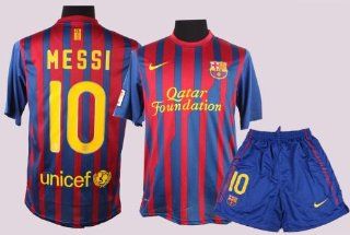 Barcelona 2012 Messi Home Jersey Shirt & Shorts Size S