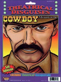 Theatrical Disguises Cowboy Moustache Clothing