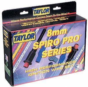Taylor Cable 74227 Spiro Pro Red Spark Plug Wire Set  