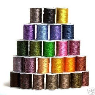 25 Spools TWIST/ TWEED Embroidery Machine Thread Arts