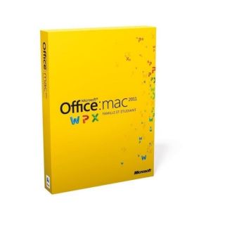 LOGICIEL BUREAUTIQUE Office Mac 2011 Famille et Etudiant (1 Mac   DVD