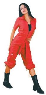 UFO Girly Hipster Flight Suit (Red) Clothing