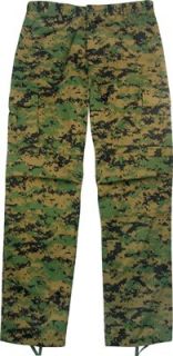 Digital Woodland Camouflage BDU Pants Clothing