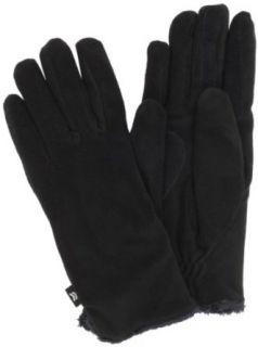Isotoner Womens Stretch Fleece Glove, Black, One Size