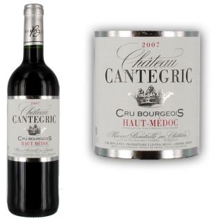 Cantegric 2007   Achat / Vente VIN ROUGE Château Cantegric 2007