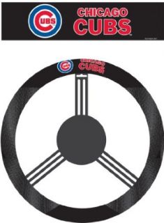 MLB Chicago Cubs Poly Suede Steering Wheel Cover Sports