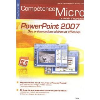Powerpoint 2007   Achat / Vente livre J Pierre Forestier pas cher