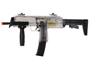 H&K MP7 AEG Airsoft Submachine Gun, Clear airsoft gun