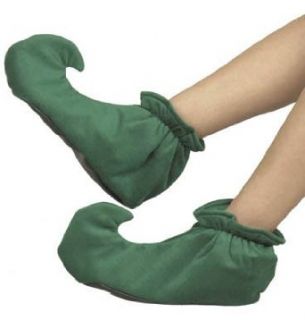 Kids Green Elf Costume Shoes (SizeLarge) Clothing