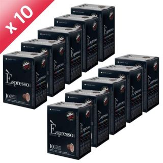 Dosettes Espresso Intenso   Lot de 10 paquets   1 paquet  10 dosettes