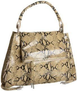 6126 by Lindsay Lohan Tempest Satchel,Beige,one size Shoes