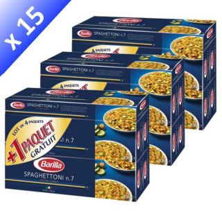 Lot de 15   BARILLA Spaghettoni   15 boîtes de 500g