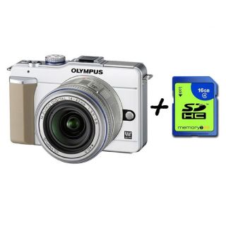 Olympus PEN E PL1 blanc + 14 42mm + SD 16Go   Achat / Vente COMPACT